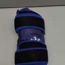 KingPavonini XXL Knee Ice Pack Wrap Around Entire Knee After Surgery, Large Reusable Gel Ice Pack for Injuries, Pain Relief, Swelling, Sports Injuries, 1 Pack, Blue 