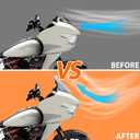 12" Windshield for Harley Road Glide 2024-2026, Dark Tinted Wind Shield Windscreen Air Deflector for Harley Davidson FLTRXSE 2023-later FLTRT FLTRXL 2026-later Accessory