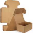HORLIMER 12x9x6 inches Shipping Boxes Set of 15, Brown Corrugated Cardboard Box for Mailing, Packaging, Small Business