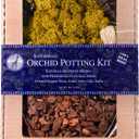 SuperMoss (90441 Orchid Potting Kit, Complete Orchid Care Set with Preserved Moss, Orchid Bark, Floral Clips and Stakes, 120 Cu. in., Reindeer Moss, Mango