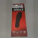 Carbon Fiber Insole 1 Pair, Rigid Thin Foot Plate Shoe Insert for Men Women, Support Turf Toe, Foot Fractures, Morton's Toe, Morton Extension, Hallux Rigidus and Limitus - Alternative to Post Op Shoe (Black-1 1 Pair (Left + Right))