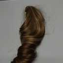 Mitrygreen Claw Clip Ponytail Extension 18" Clip in Wavy Ponytail Hair Extensions Long Pony Tails for Women Extensions Ash Blonde Mix Light Brown Wave Hairpiece