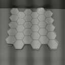 White Hexagon Peel and Stick Backsplash Tile 4-Sheets Stick on Backsplash for Kitchen White Wall Tile Stickers for Bathroom Waterproof Adhesive Backsplash Tiles for Wall Laundry Room 10''x10''