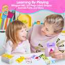 QuTZ ABC Learning Flash Cards for Toddlers 2-4 Bilingual Spanish English, Autism Toys, Speech Therapy Toys, Educational Talking 275 Sight Words Cards for Boys and Girls,