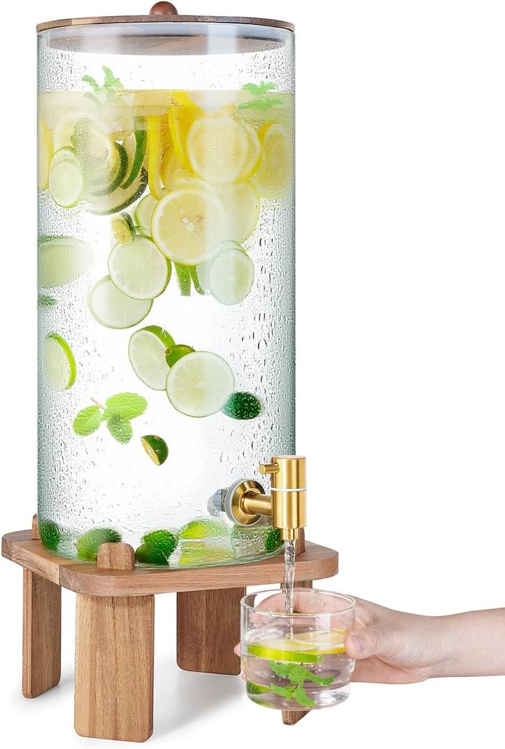 3 Gallon Large Drink Dispenser for Parties,Beverage Dispenser with Stand
