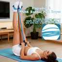 Pedal Resistance Bands with Handles, New Model 6 Tube Resistance Foot Pedal, Multifunctional Rubber Resistance Bands, Suitable for Waist, Arms, Abdomen, and Legs