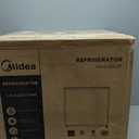 Midea WHS-65LB1 Mini Fridge, 1.6 Cu.ft Energy Star Certified Mini Refrigerator, Adjustable Thermostat, Reversible Door, Low Noise for Dorm, Office, Bedroom, Black, 1.6 Cubic Feet