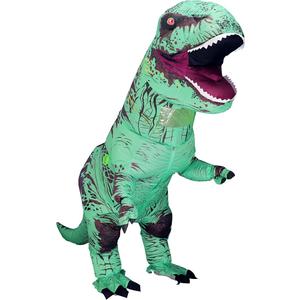 Halloween Inflatable Dinosaur Costume Adult Fancy Dinosaur Suit Blow up Trex Costume Full Body Dino Costume