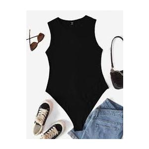 Women's Bodysuit Size X-Large, Black 
