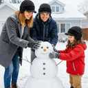 Blocking Knitted Hats with Ear Flaps and Wool Brim, Outdoor Warm Fleece Lined Knit Hat Stocking Caps for Men Women