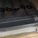 Babelio 36" Tall Baby Gate, 26-40" Wide Auto Close Pet Gate, PressGuard C5 Pressure Mounted Metal Dog Gate, Easy-Install No Drilling, No Tools Needed, with Wall Protectors and Extension Kits, Black