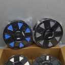 Creality 4 Pack PLA 1.75mm Filament Bundle for 3D Printing with No-Tangling Strong Bonding and Overhang Performance, Accuracy +/- 0.02mm (Black,White,Grey,Blue)