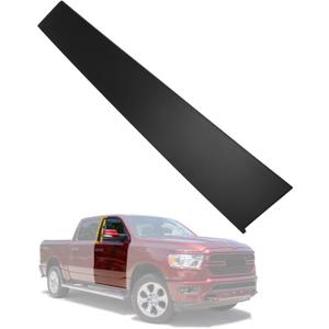 Molding Trim B-Pillar, Compatible with 2019-2026 Ram 1500 DT, Right Passenger Side, Front Door Rear Applique, Windshield Outside Moulding Kit, Front Door Window Panel, Replaces# 68292928AD