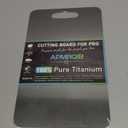 Titanium Cutting Board, 100% Pure Titanium Cutting Boards for Kitchen, Double Sided Non Toxic Cutting Board, Hygiene Durable Dishwasher Safe 10.5”×6.3” (M)