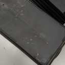 8pcs Window Box Planter,17 Inches Flower Window Boxes,Rectangle Planters Box with Drainage Holes and Trays, Plastic Vegetable Planters for Windowsill Patio Garden Home Decor Porch Yard (Black)