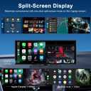 Upgraded 11" CarPlay Screen for Car, Built-in Net-Flix/YouTube/TikTok and Other Apps (No Mirroring Needed), Wireless Car Stereo for Apple Carplay & Android Auto with HD Backup Camera,OTA Updates