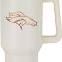 Great American Products NFL 40oz. Colossus Copper Edition Tumbler (One Size, Denver Broncos, Cream)