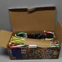 2025 Upgraded Christmas Decorations Outdoor Solar Candy Cane Lights, 10 Modes Waterproof Solar Christmas Pathway Lights with USB Charge, 28 FT 72 LEDs Outdoor Xmas Decor for Yard Lawn Porch Holiday (24 Pack)