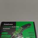 Cardboard Cutter, Rechargeable Cordless Electric Scissors, 4V Upgrade Motor Electric Box Cutter with 2 Blades, Safety Lock & LED Light, Powerful Cutting for Cardboard Box, Plastic, Leather (Green)