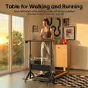 HUANUO Mobile Standing Desk with Wheels and Storage Basket, Height Adjustable 28.7"-46.1" Rolling Desk for Walking Pad, Small Space Laptop Computer Workstation for Home Office, 31.5" x 15.75"