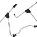 Black Tablet Computer Holder Stand Adjustable Tablet Bracket Desktop Support for Videos Movies Webcasts Practical