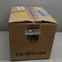 novelinks 16 oz Clear Plastic Jars with Lids, Refillable 16oz Mason Jars with Lids & Storage Containers for Kitchen & Household Use (20 Pack,Silver)