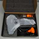 TOLOCO Massage Gun Deep Tissue, Percussion Massage Gun with 10 Replacement Heads, Super Quiet Portable Electric Massager for Athletes, Relax, Black