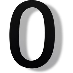 BetLight Large House Letter- 12 Inch High Rustproof Stainless Steel Distinguished Home Address Letter-Floating Designed Building Address Letter for the Modern Home/Letter O