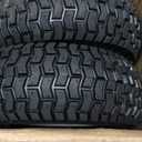 2 PCS New Air Filled Lawn Mower Tires on Wheel 13x5.00-6", 3" Centered Hub, 3/4" Greased Bushing Turf Tire Pneumatic 4Pr with Tube for Garden Mowers Tractors 135006