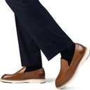 Bruno Marc Men's Dress Slip-on Classic Loafers Formal Shoes, Size 7, Brown