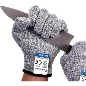 Dowellife Cut Resistant Gloves Food Grade Level 5 Protection, Safety Kitchen Cut Gloves for Chef Oyster Shucking Mandolin Knife Butcher Meat Cutting (Large (Pack of 1))