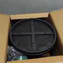 Bar Stools, Set of 2 High Kitchen Barstools, Bar Chairs with Backrest and Footrest, Industrial Counter Stools with PU Soft seat, for Kitchen, Living Room, Pub, Black BS-013BK