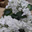 Fake flowers and vase