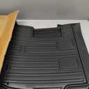 TTX LIGHTING Floor Mats Compatible with Toyota Highlander 2014-2019 Cargo Liner & Backrest Mat TPE All Weather Protection Floor Mat Include 1st 2nd 3th Trunk Mat Black