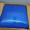 Solar Pool Cover 15 Ft Diameter Round Solar Blanket for Above Ground Inground Pools, Hot Tub SPA Bubble Wrap Pool Protector, 12 Mil Circle Thermal Covers Floating Blanket Mat for Swimming Pools