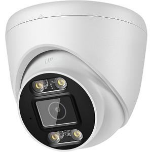 Eyessys 8MP PoE Security IP Camera, 4K 2160P PoE Dome Audio Camera with 110° Wide Angle Lens, AI Human/Vehicle Detection, Custom Monitoring Areas, Color Night Vision