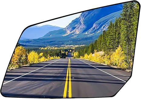 Driver Left Side Heated Mirror Glass Replacement Fits for GMC Acadia, for Saturn Outlook, for Chevrolet Traverse 2007-2016 Replaces for 15951926 33223 25990002 GM1324124