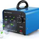 Ozone Generator 60,000mg/h, Air Purifier with Timer, Home Deodorizer, Portable Ozone Device for Industrial, Hotel, Office, Home, Garage