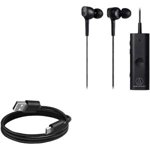 BoxWave Cable Compatible with Audio-Technica ATH-ANC100BT - DirectSync Cable, Durable Charge and Sync