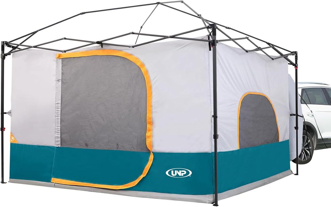 UNP Cube Tent for Camping, 10x10 Pop Up Canopy Attachment, Ocean Blue