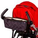 Disney Baby by J.L. Childress Cargo 'N Drinks Parent Tray - Baby Stroller Cup Holder, Essential Travel Accessories, Stroller Caddy Organizer, Fits UPPAbaby, Doona, Nuna, & More - Mickey Mouse
