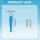 32 Pack KST-120X Replacement Blades Compatible with Kobalt KST 120X-06 40-Volt String Trimmers Polycarbonate Replacement Head,Flexible Blades with Screw Parts(37 Pack)