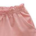 KADY Toddler Girl Cotton Summer Short Sleeve T-Shirt and Shorts Set (WhitePink2, 4T)