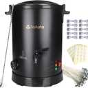 TOAUTO WMF-8L Large Wax Melter for Candle Making, Electric Wax Melting Container Holds 8L Melted Wax with Patented Heating Core Spout & Bottom Design for Commercial Candle Maker Use