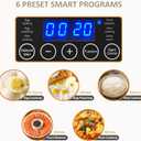 2 Tiers Electric Food Steamer for Cooking, 4 QT Digital Multi Vegetable Steamer with BPA-Free Stackable Baskets, Rapid Egg Cooker Egg Steamer with Auto Shut-Off, Ideal for Veggies, Seafood, Rice