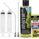 Pool Leak Detection Dye Kit - with 2 Precision Applicators - 75+ Tests - Superior Long Lasting UV Pool Dye Easily Locates Leaks - for All Pool, Spa, & Hot Tub Types - 8 OZ (Fluorescent Yellow)