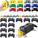 Soulchen 38 Pcs/12 Set Video Game Party Favors, Controller Shaped Stress Toys, Gamer Fidget Keychains with Gift Boxes, Ideal for Birthday Party Sensory Fidget Toys