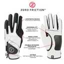 Zero Friction Men's Synthetic Golf Glove, Night Camouflage, Right Hand, One Size