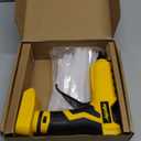 100W Cordless Hot Glue Gun Compatible with DeWalt 20V MAX Battery (Tool Only) High Temp Electric Power Glue Gun with 20PCS Full Size Glue Sticks for Arts Crafts DIY Festival Decor School Home Repair (Yellow & Black)