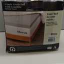 3" Memory Foam Mattress Topper Infused with Graphite, King Used
